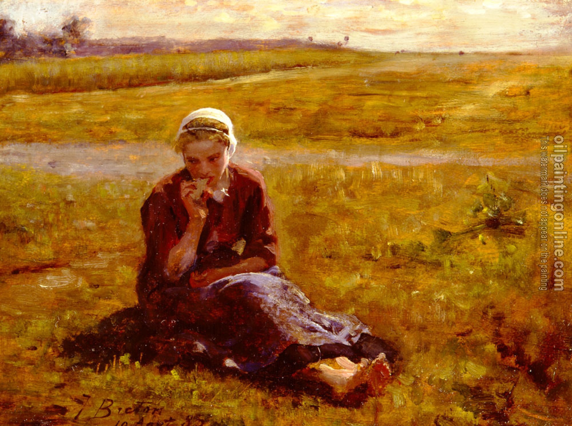 Jules Breton - Afternoon Repast